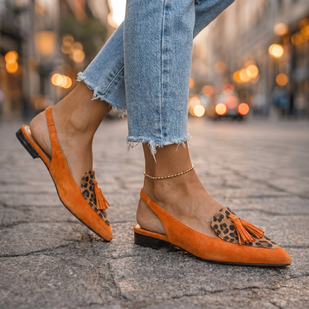 Amélie | Women's Strappy Sandals with Fringe