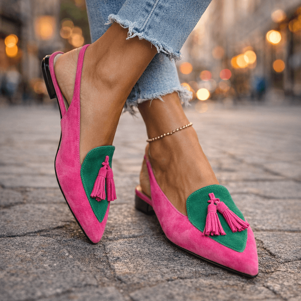 Amélie | Women's Strappy Sandals with Fringe