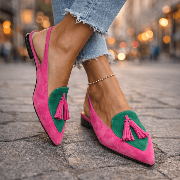 Amélie | Women's Strappy Sandals with Fringe