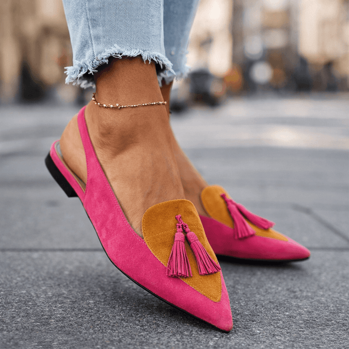 Amélie | Women's Strappy Sandals with Fringe