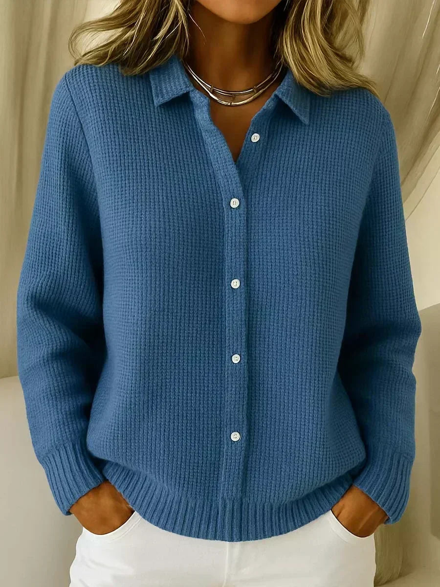 Rachele | Textured Cardigan with Buttons