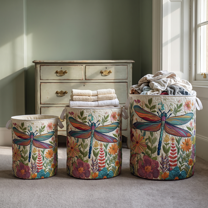 Mily | Dragonfly Garden Laundry Basket