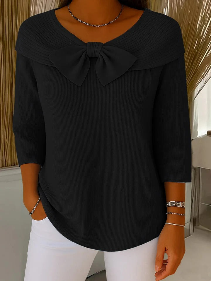 Trinidad™ | Sweater with Bow and Round Neck