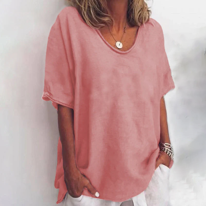 Women's Blouse | Scoop Neck Loose Fit