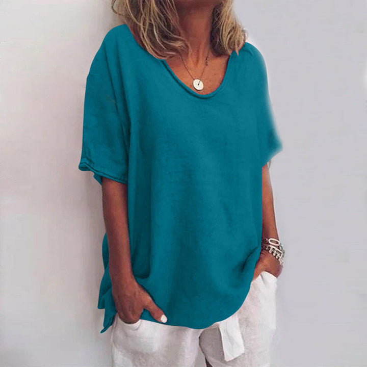 Women's Blouse | Scoop Neck Loose Fit