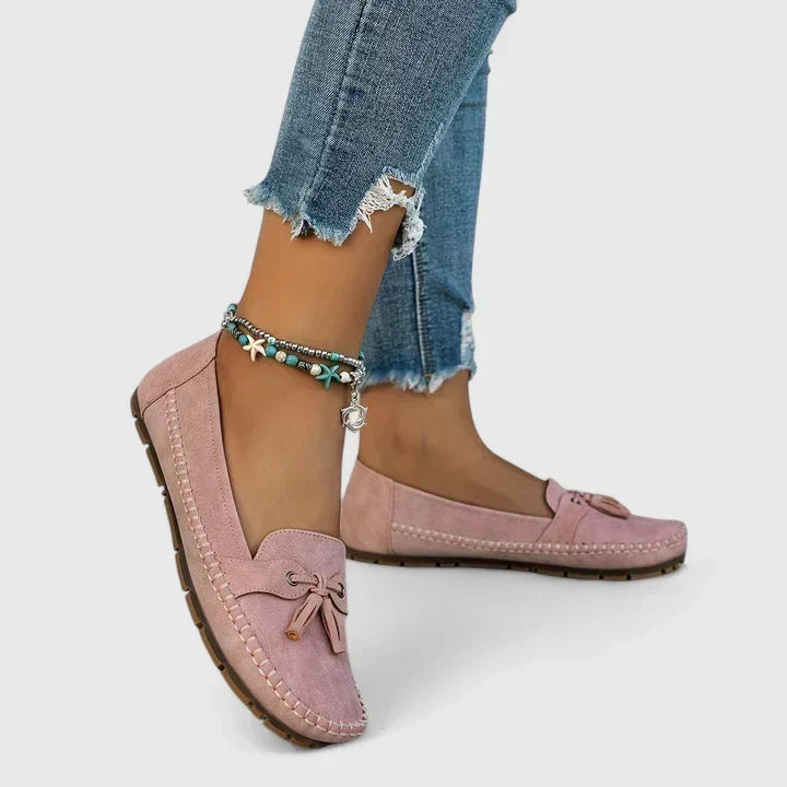 Pauline | Women's Moccasins with Bow