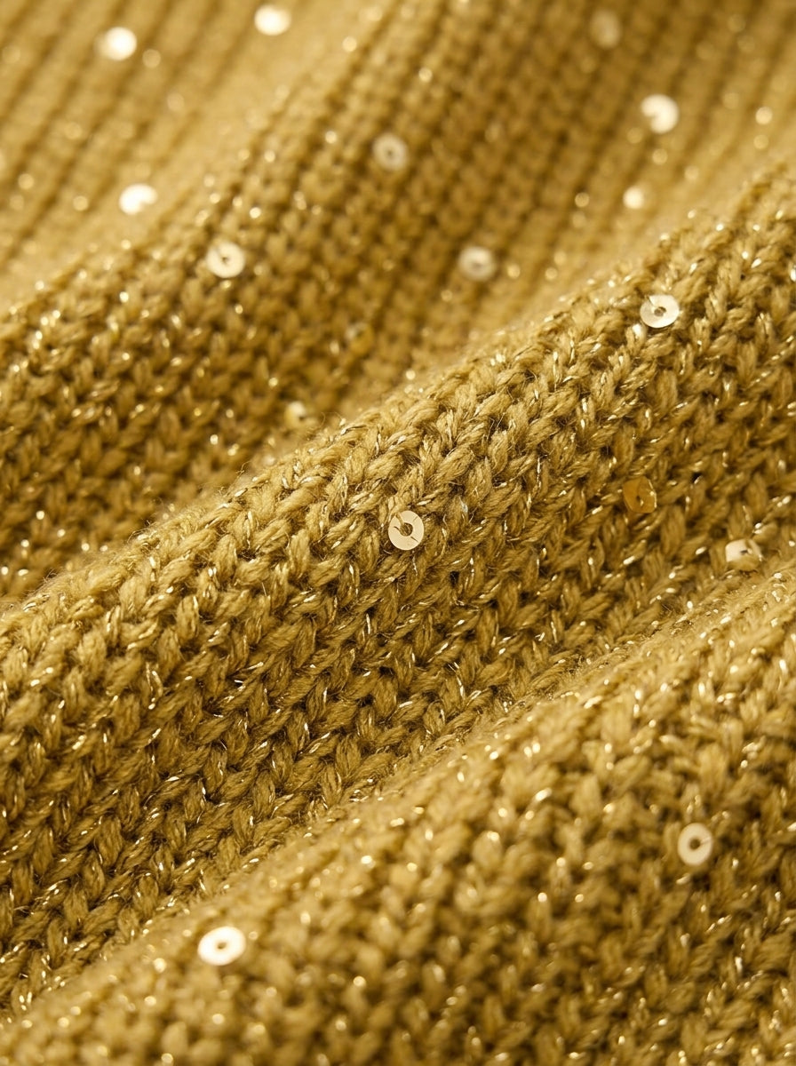 Hydrangea | Oversized Cardigan with Golden Buttons