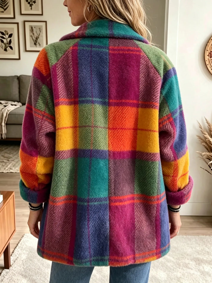 Beatrice™ | Colourful Heritage Check Coat