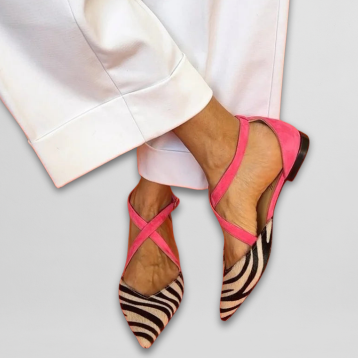 Margaux | Women's Strap Ballerinas