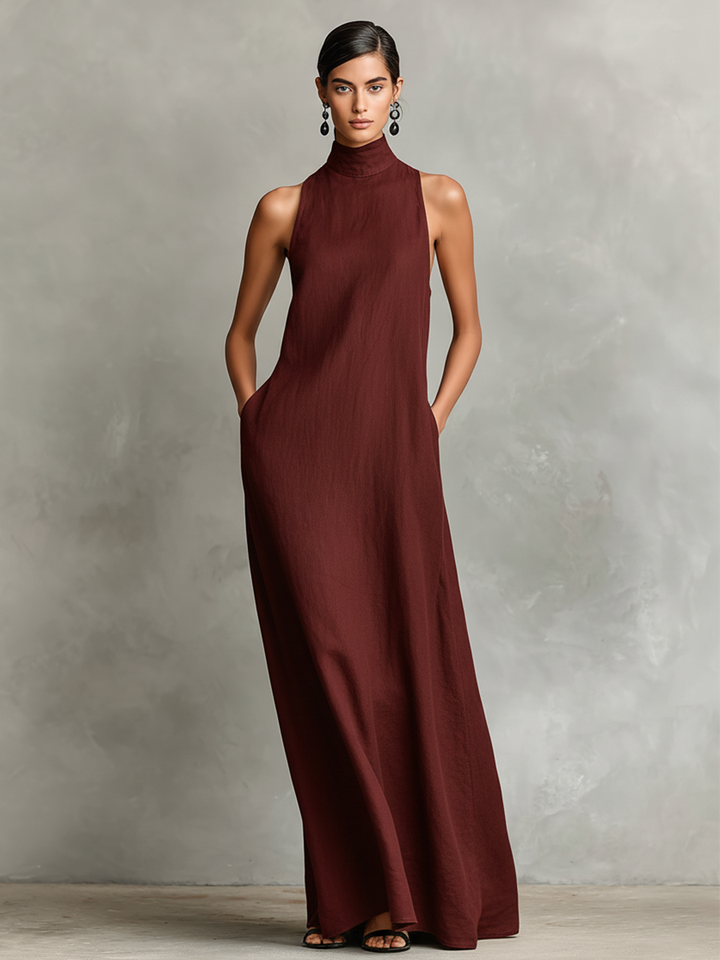 Catalina | Long Minimalist Sleeveless Dress