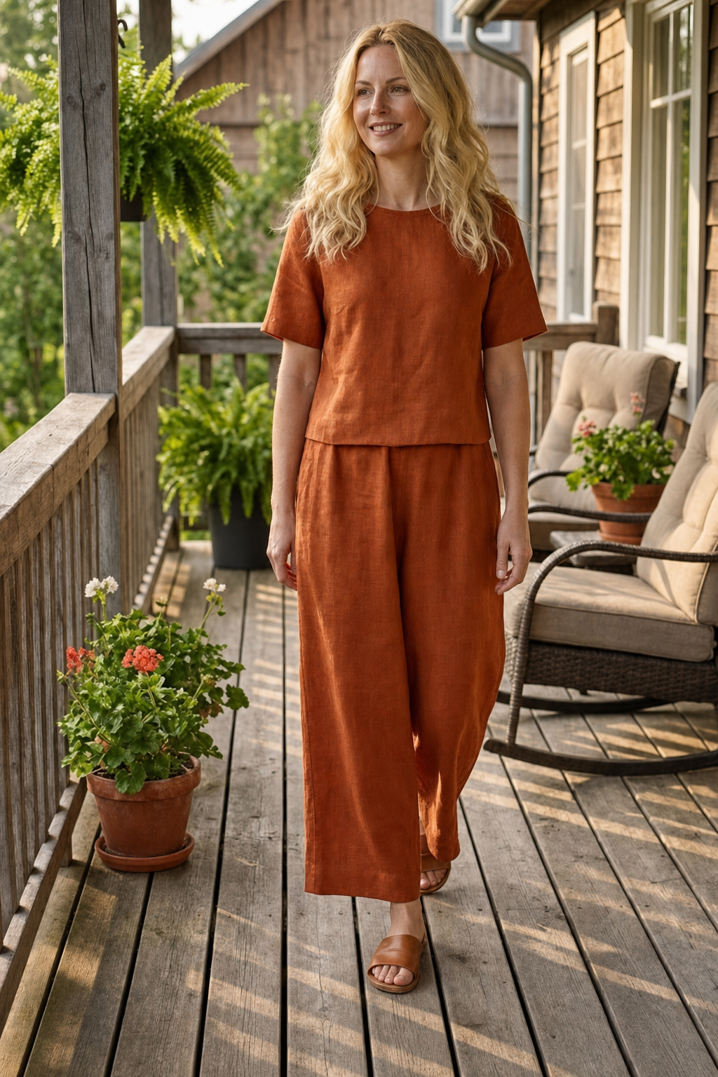 Bertille™ | Floral Two-Piece Wide-Leg Set
