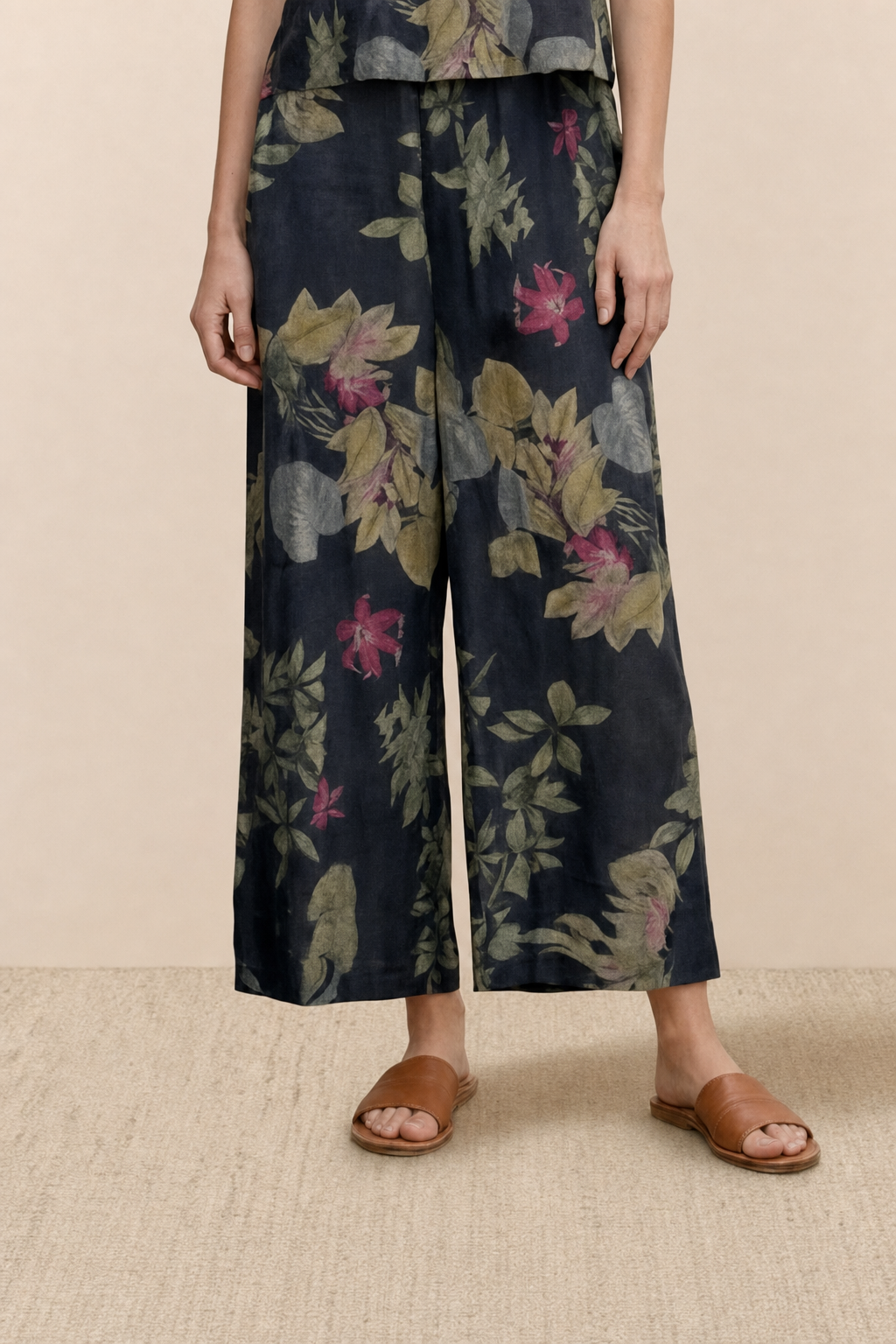 Bertille™ | Floral Two-Piece Wide-Leg Set