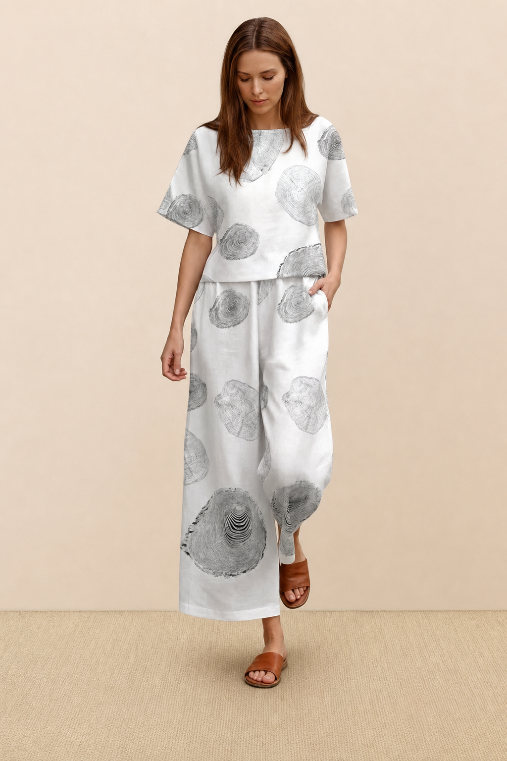 Bertille™ | Floral Two-Piece Wide-Leg Set