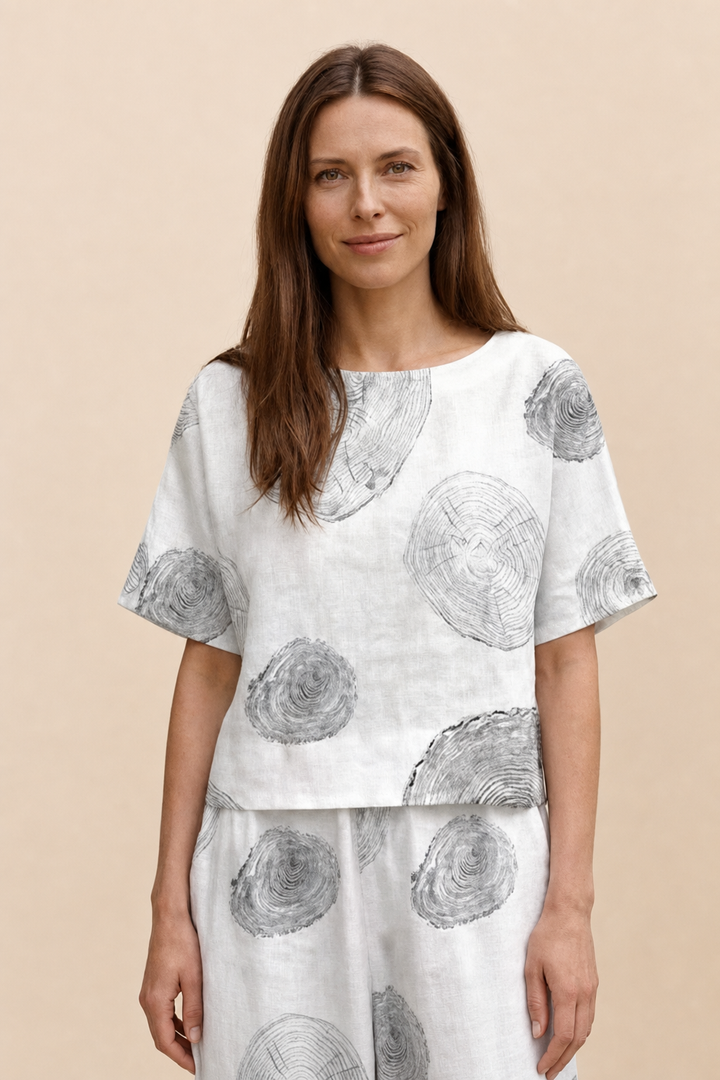 Bertille™ | Floral Two-Piece Wide-Leg Set