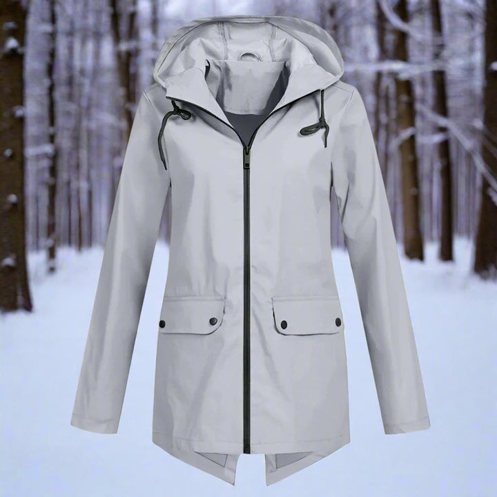 Juno | Hooded Longline Rain Jacket